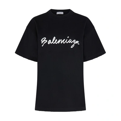 Shop Balenciaga Medium Fit T-shirt In 1070