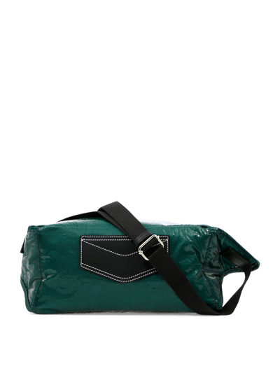Shop Oamc Belt Bag With Hook In Green
