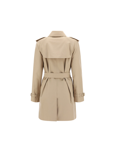 Shop Burberry Waterloo Trench Coat In Soft Fawn