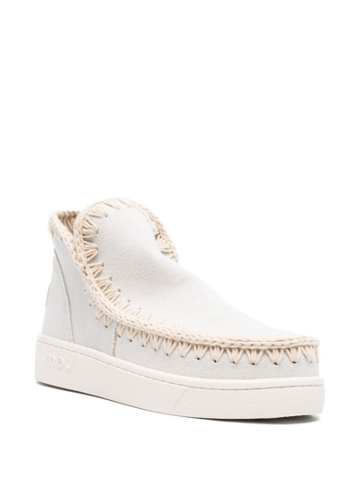 Mou Eskimo Ankle-length Boots In Nude