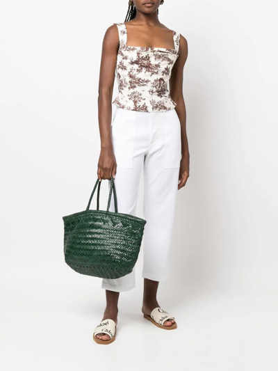Dragon Diffusion Triple Jump Small Handbag In Green