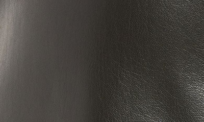 Good American Better Than Leather Drawstring Waist Shorts In Black001