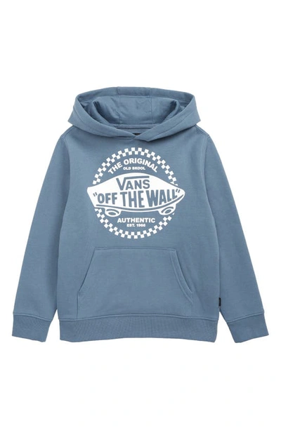 Shop Vans Kids' Off The Wall Hoodie In Blue Mirage
