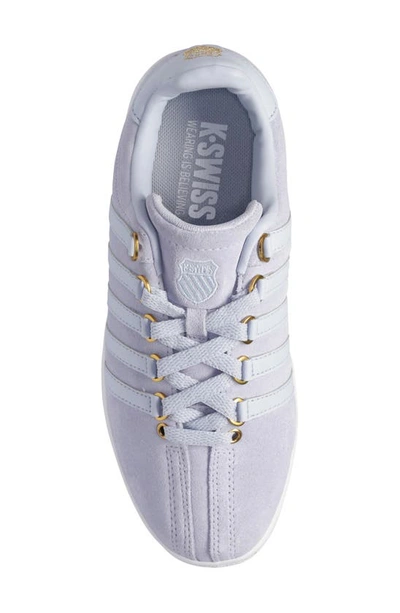 Shop K-swiss Classic Vn Suede Sneaker In Xenon Blue/white