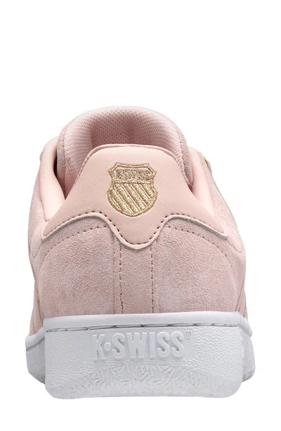 Shop K-swiss Classic Vn Suede Sneaker In Peach Whip/white