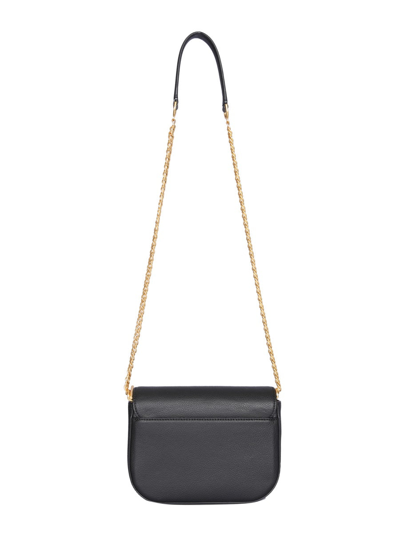 Shop Tory Burch "robinson" Shoulder Bag In Black