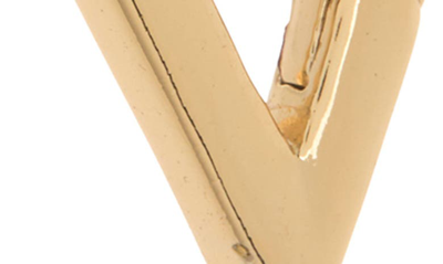Shop Vince Camuto V-hinge Huggie Earrings In Goldtoned