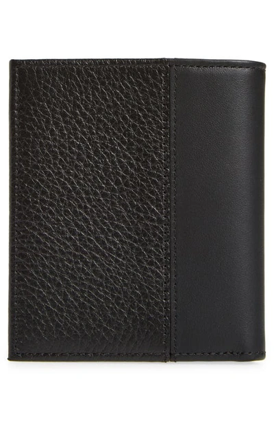 Shop Nordstrom Midland Compact Leather Wallet In Black