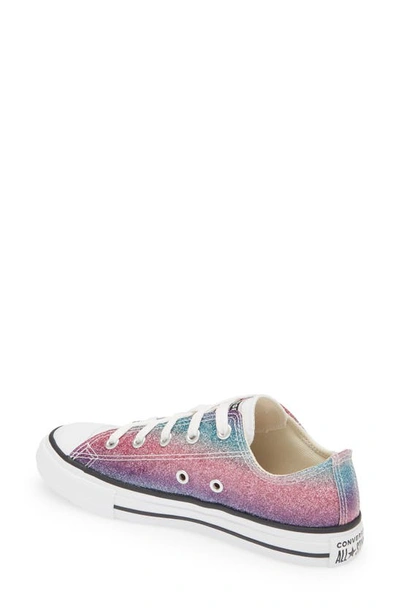 Converse Kids' Chuck Taylor® All Star® Ox Rainbow Glitter Sneaker In  White/purple | ModeSens
