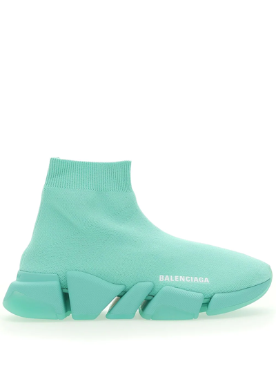 Shop Balenciaga Sneakers Speed 2.0 In Green