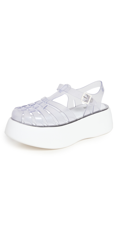 Shop Melissa Possession Plato Sandals Clear/white