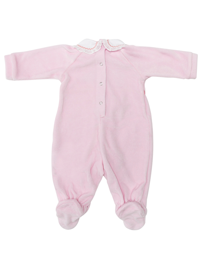 MONNALISA MONNALISA  CHENILLE ROMPER WITH DAISIES 