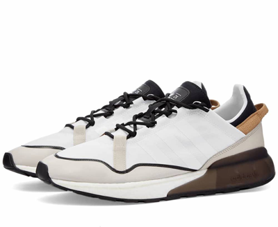 Shop Adidas Originals Adidas Zx 2k Boost Pure Sneakers In White