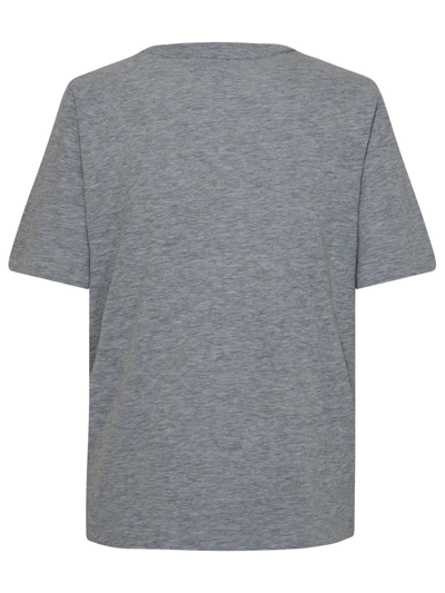 Shop Dsquared2 Cotton Blend T-shirt In Grey