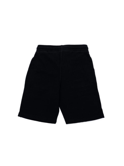 Shop Off-white Boys Black Cotton Shorts