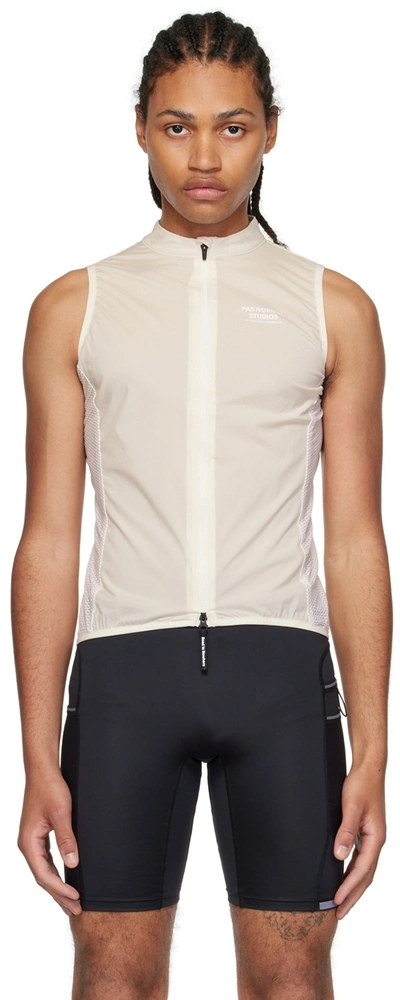 Shop Pas Normal Studios Off-white Nylon Vest