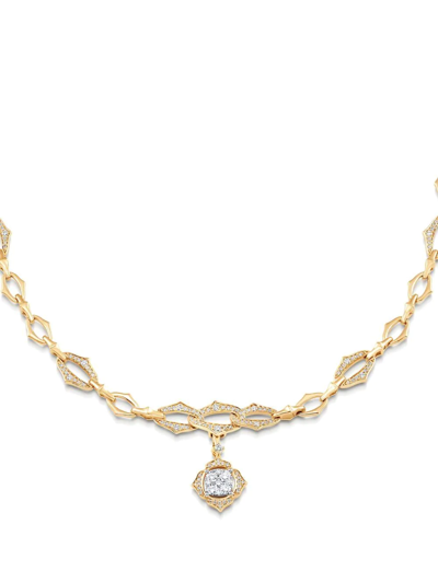 Shop Sara Weinstock 18kt Yellow Gold Lucia Chain Pendant Necklace