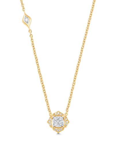 Sara Weinstock Women's Leela 18k Yellow Gold & Diamond Cluster Pendant Necklace In Gold