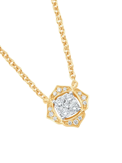 Shop Sara Weinstock 18kt Yellow Gold Leela Petite Diamond Necklace