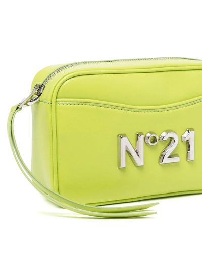 Shop N°21 Logo-plaque Camera Bag In Green