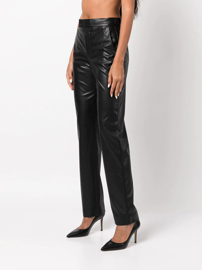 Rta Maren Faux-leather Trousers In Black