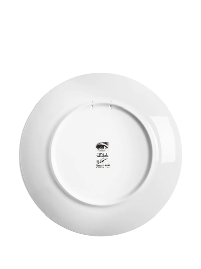 Fornasetti Tema E Variazioni N.188 Wall Plate In White