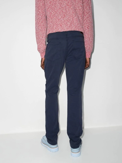 Paige Federal Slim Straight Jeans In Blue
