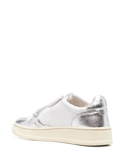 Shop Autry Medalist Low-top Sneakers In White