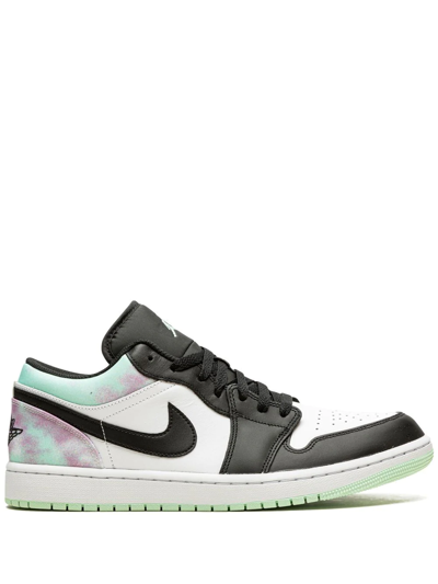 Shop Jordan 1 Low "tie-dye" Sneakers In Black