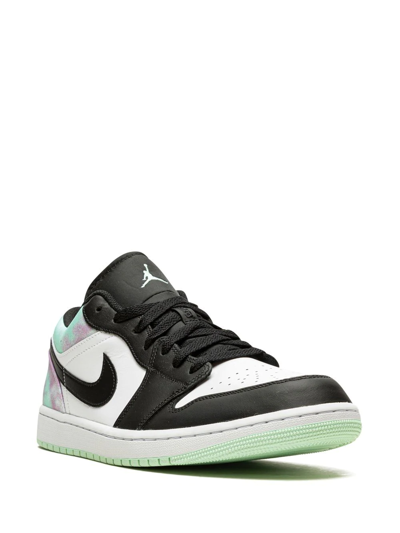 Shop Jordan 1 Low "tie-dye" Sneakers In Black