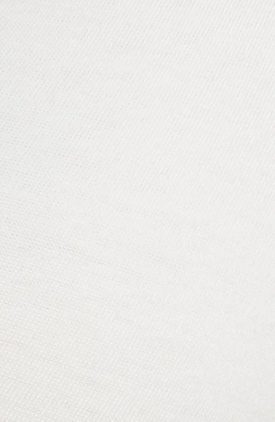 Skarlett Blue Adorned Demi Cotton Bra In White