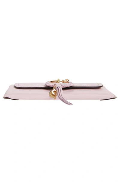 Shop See By Chloé Joan Leather Shoulder Bag In Creamy Lilac