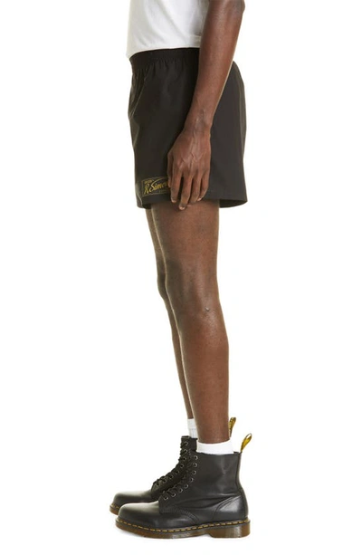 Shop Raf Simons Raptor Graphic Boxer Shorts In Black