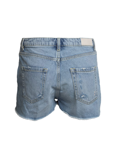 Shop Icon Denim Sam Shorts In Cotton Denim In Blue