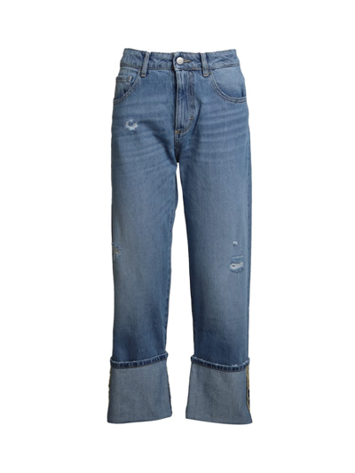 Shop Icon Denim Gabriel Jeans In Cotton Denim In Blue