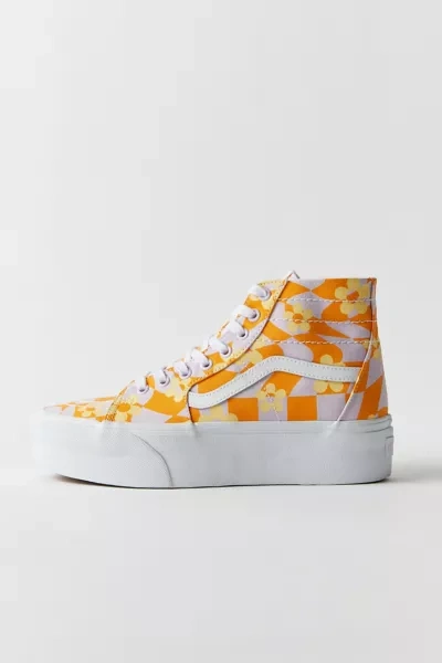 Shop Vans Sk8-hi Tapered Stackform Sneaker In Orange Multi