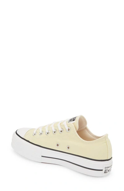 Shop Converse Chuck Taylor® All Star® Lift Low Top Platform Sneaker In Lemon Drop