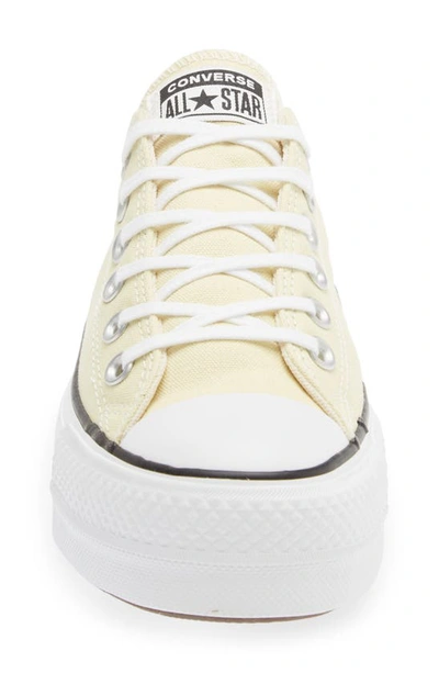 Shop Converse Chuck Taylor® All Star® Lift Low Top Platform Sneaker In Lemon Drop