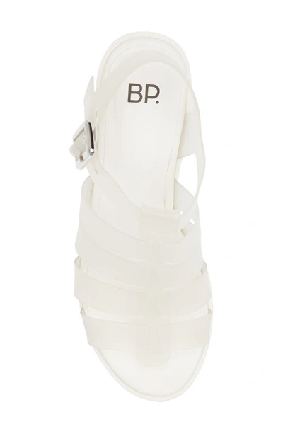 Bp. Lug Platform Sandal In Clear