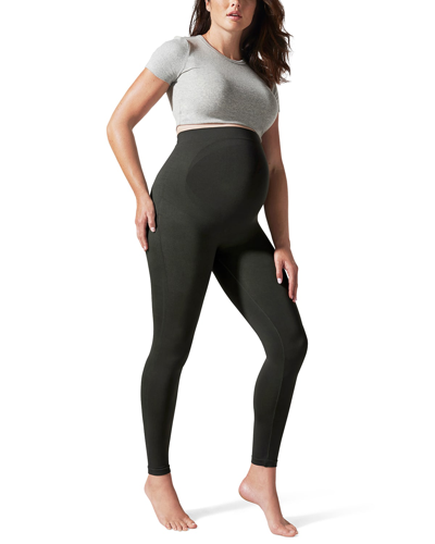 Shop Blanqi Everyday Maternity Belly Support Leggings In Forest Night