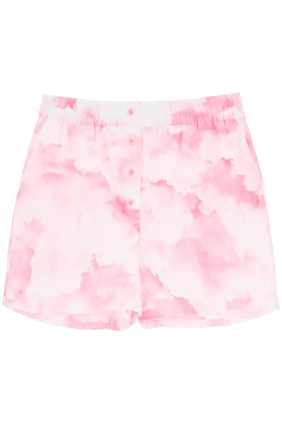 Shop Rotate Birger Christensen Rotate Ponisan Shorts In Mixed Colours