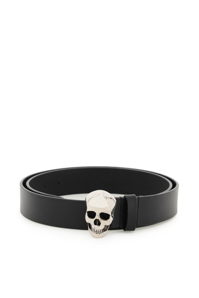 Shop Alexander Mcqueen Skull 3d Leather Belt In Mixed Colours