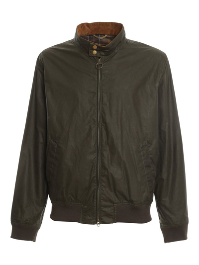 Shop Barbour Lightweight Royston Waxed Jacket In Green