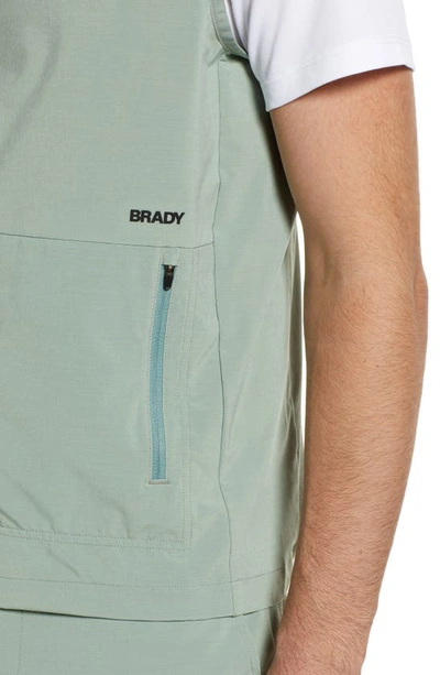 Shop Brady Zero Weight Golf Vest In Sage