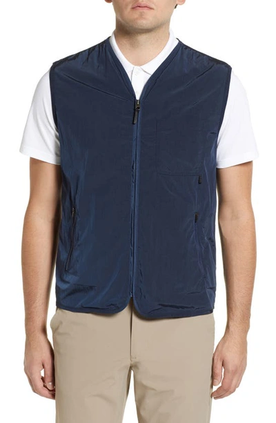 Shop Brady Engineered Knit Hybrid Golf Vest In Stone