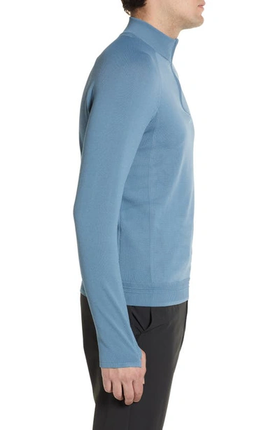 Shop Brady Engineered Half Zip Pullover In Shadow