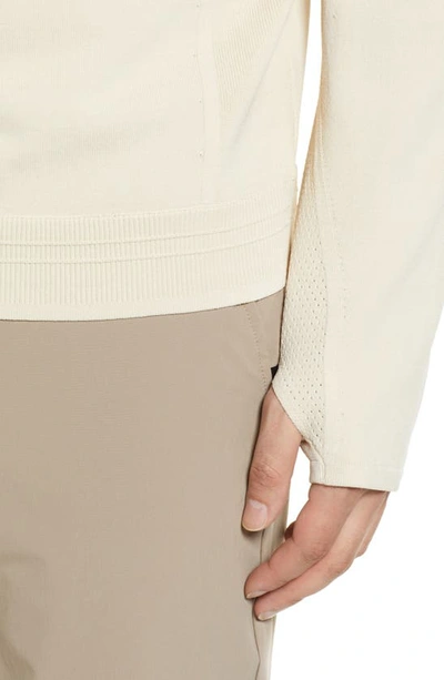 Shop Brady Engineered Half Zip Pullover In Tusk