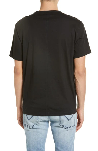 Shop John Varvatos Regular Fit Crewneck T-shirt In Black