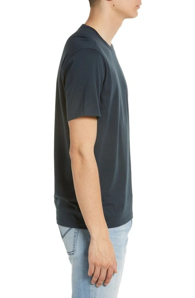 Shop John Varvatos Regular Fit Crewneck T-shirt In Navy