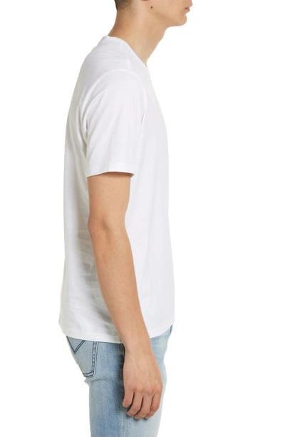 Shop John Varvatos Regular Fit Crewneck T-shirt In White